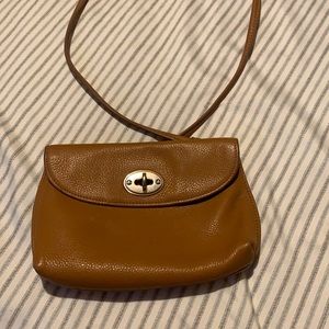 Brown Fossil Crossbody